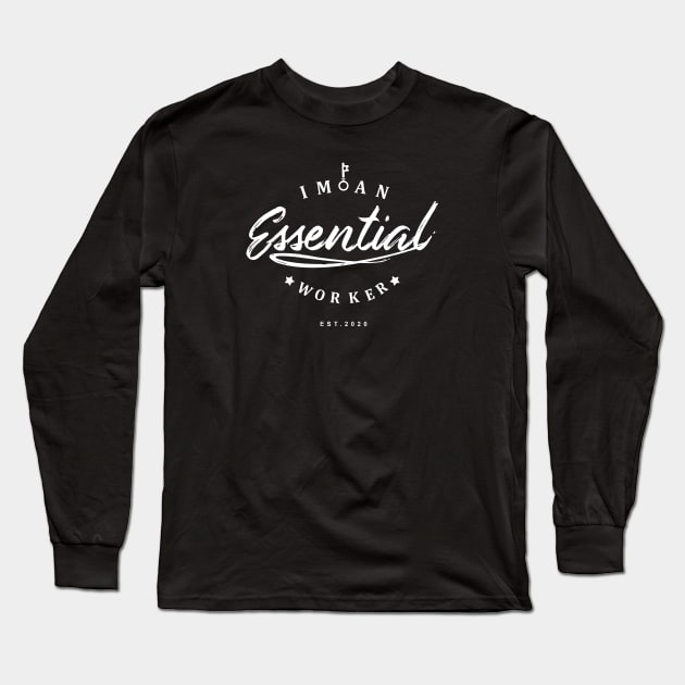 IM AN KEY ESSENTIAL WORKER Long Sleeve T-Shirt by Trangle Imagi